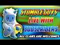 Stumble Guys Multiplayer Live Streaming | Anyone can Join | Multiplayer Game Live Streaming