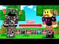 USING BEDROCK Armor vs OBSIDIAN Armor (Minecraft for Loot)
