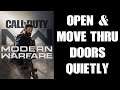 Warzone: How To Peek Inside, Slowly Open Doors & Move Through Quietly & Silently (Xbox PS4 COD)