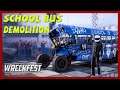 Wreckfest School Bus Wreck 3 Opponents Gameplay PC | Demolition Arena PC