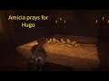 A Plague Tale: Innocence - Amicia prays for Hugo