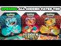 ALL 3 Pokemon Hidden Fates Tins OPENING!