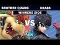 AON Smash Ultimate #044 - 3MTC | Brother Quang (Bowser) Vs Krabs (Joker) Winners Round 2