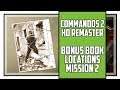 Commandos 2 HD Remaster All Bonus Book Locations Mission 2