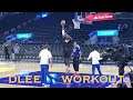 📺 Damion Lee workout/runners (+Kevon Looney) at Golden State Warriors pregame b4 San Antonio Spurs