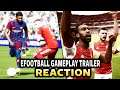 eFootball™ Official Gameplay Trailer - My Live Reaction!