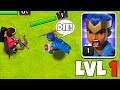 Lvl 1 CHAMP Vs. Lvl 50 QUEEN! "Clash Of Clans" DESTROYED!!