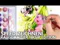 Traditionell GEZEICHNET ๐ฒ๐ฉโ๐จ Die Kaugummitier Nashi Edition im Speed Art ๐