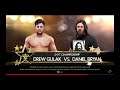 WWE 2K19 Daniel Bryan VS Drew Gulak 1 VS 1 Match WWE 24/7 Title
