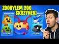 ZDOBYŁEM 200 DARMOWYCH SKRZYNEK W BRAWL STARS! *Co Trafiłem- Polowanie Na Legende!* Jeż Tritsus