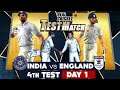 Challenge - Win a test match in a day | Day 1 - 4th Test India vs England Real Cricket 20 Easy mode