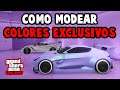 COMO MODEAR COLORES Y PINTURAS EXCLUSIVAS EN GTA V ONLINE - COLORES PARA CREW - PS4, PS5, XBOX, PC