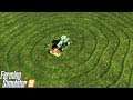 Farming Simulator 19 : SPIRAL STYLE GRASS CUTTING !! NOT BAD :)