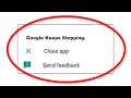 How To Fix Google Apps Keeps Stopping Error Android & Ios - Fix Google App Not Open Problem