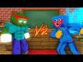 Monster School : ZOMBIE VS HUGGY WUGGY CHALLENGE - Minecraft Animation