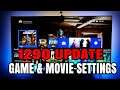 Samsung Q7FN new 1290 update Game and Movie settings