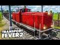 TRANSPORT FEVER 2 #7: Neuer GÜTERZUG und Stau in Frankfurt! | Gameplay der Eisenbahn-Simulation