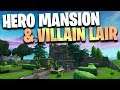 Fortnite: Run Down Hero Mansion & Abandoned Villain Lair Locations
