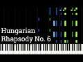 Hungarian Rhapsody No. 6 - Liszt (Piano Tutorial) [Synthesia]