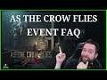 HUNT EVENT FAQ - "As the crow flies" - Answering questions & feedback