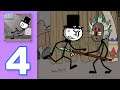 Prison Escape Stickman Story - Gameplay - Part 4 (IOS, Android)