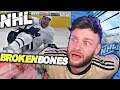 SOCCER FAN Reacts to NHL: BROKEN  BONES