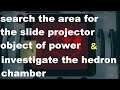 Control - Slide Projector Object of Power & Hedron Chamber