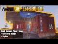 Fallout 76: Small Compact Player Home - Lets Build Series | Nice Low budget Camp House