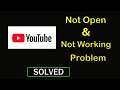 How to Fix YouTube App Not Working / Not Opening Problem in Android & Ios