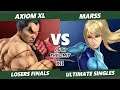 Push the Limit 12 Losers Finals - Axiom XL (Kazuya) Vs. Marss (ZSS) SSBU Ultimate Tournament