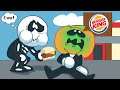 Skid and Pump go to Burger King - Funny Animation