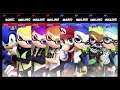Super Smash Bros Ultimate Amiibo Fights – Request #16549 Sonic & Inklings vs Mario & Inklings