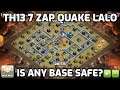 💪 TH13: 7 Zap + Eq LALO is Powerful - Clash of Clans