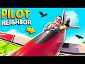 The Neighbor IS A PILOT!? | Hello Neighbor Gameplay (Mods)