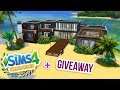 THE SIMS 4  - MODERN BEACH HOUSE (SUNSHINE SHORES) + ISLAND LIVING PACK GIVEAWAY CLOSED [JULY 5-31]