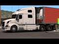 American Truck Simulator - Volvo VNL + Double Trailers Transporting Cheese Part 2