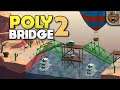As pontes mais bizarras! - Poly Bridge 2 | Jogo Rápido - Gameplay PT-BR