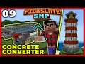 Concrete Converter And Lighthouse! | Pickslate SMP 09 | Minecraft Bedrock Survival Multiplayer