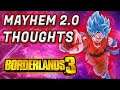 My Thoughts on Mayhem 10 and Mayhem 2.0 in Borderlands 3| Mayhem 2.0 and Mayhem 10 Opinion | Moze