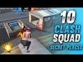 TOP 10 CLASH SQUAD SECRET PLACE IN FREE FIRE | CLASH SQUAD TIPS AND TRICKS IN FREE FIRE