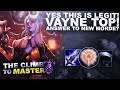 VAYNE TOP LANE! YES IT'S LEGIT, COUNTER TO NEW MORDE! - Climb to Master S9 | League of Legends