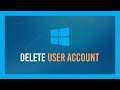 Windows: Delete User Account in Windows 10 | KEEP FILES