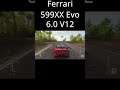 Ferrari 599XX Evo Review in Forza Horizon 4! #Shorts