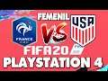 FIFA 20 PS4 Femenil Francia vs Estados Unidos