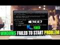 FIXED : Windows Failed to Start A Recent Hardware or Software Change Might be the Cause | Boot Error