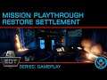 Mission Playthrough w/o Commentary: Restore Settlement & Extinguish Fire: Elite Dangerous Odyssey