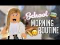 MY SCHOOL MORNING ROUTINE | ROBLOX BLOXBURG