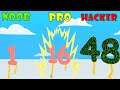 NOOB vs PRO vs HACKER in Caculate Run