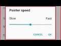 Samsung Mobile Pointer Speed Settings Mouse/Trackpad in Galaxy Phones