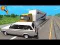 ПЬЯНЫЙ ДАЛЬНОБОЙЩИК НЕ ВИДИТ ПРЕГРАД! КАМАЗ УБИЙЦА | BeamNG.drive